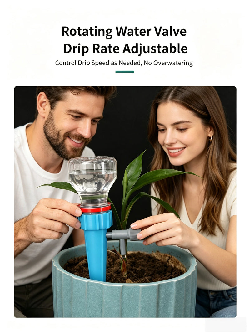 3 Pieces Lazy Automatic Watering God Drip Irrigation Adjustable Drip Dispenser Water Flow Rate Automatic Watering
