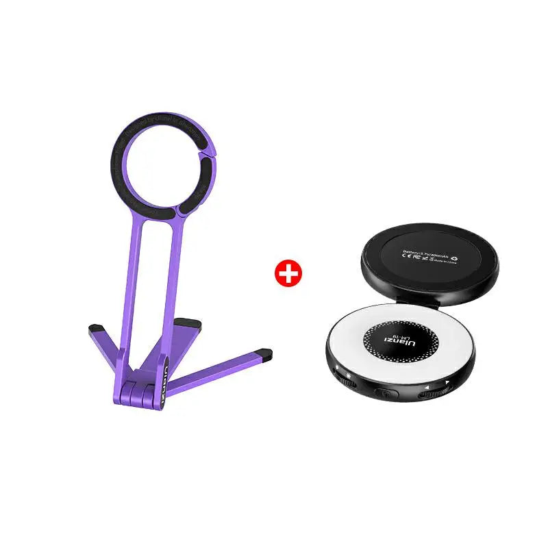 ជើងទម្រទូរស័ព្ទ Ulanzi MA30 Magsafe ជើងទម្រទូរស័ព្ទម៉ាញេទិកពីរជ្រុង សម្រាប់ទូរស័ព្ទ iPhone 16 15 ការធ្វើដំណើរក្រៅផ្ទះ ការផ្សាយផ្ទាល់ Vlog