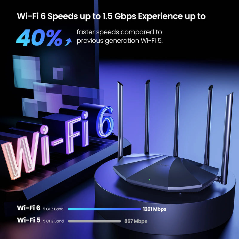 រ៉ោតទ័រ WiFi 6 AX3000 ឧបករណ៍ពង្រីកបណ្តាញឥតខ្សែ Gigabit Tenda 2.4G 5GHz Gigabit WIFI6 AX1500 ឧបករណ៍ពង្រីកបណ្តាញ Tenda AC1200 Wifi Booster