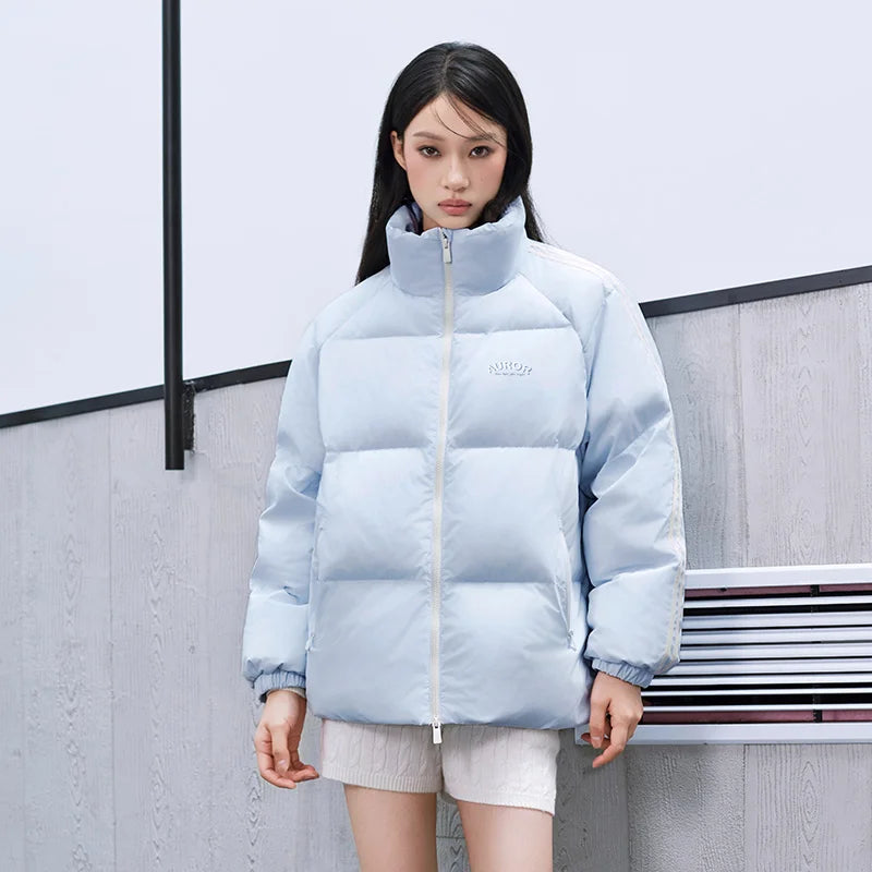 Semir Women Down Jacket 90 Percent Down Fill Water Repellent Windproof Raglan Sleeve Stand Collar Sport Style 2026 New
