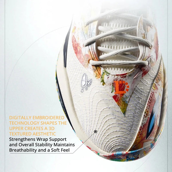 ស្បែកជើងបាល់បោះបុរស Li-Ning Wade DLO 2 On Court BOOM Cushion ស្បែកជើងកីឡាស្រាល ប្រើប្រាស់បានយូរ ABPW013