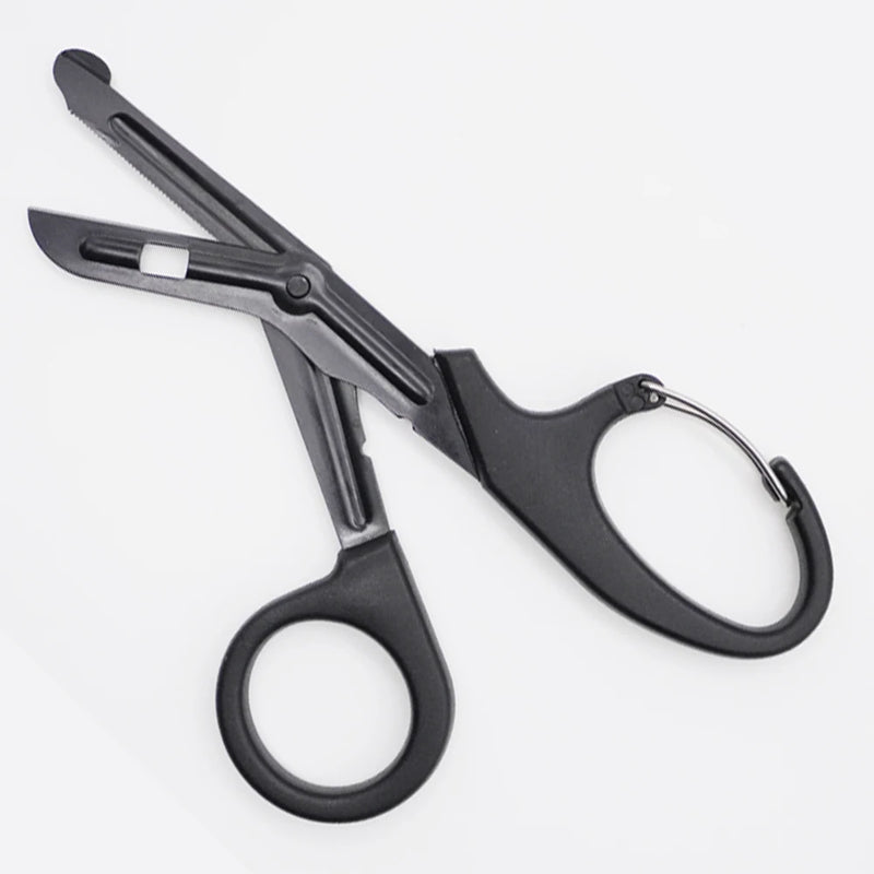 Rhino Rescue Emergency Medical Scissors Trauma Shears with Carabiner 19cm Bandage Shears With Bandage Scissors