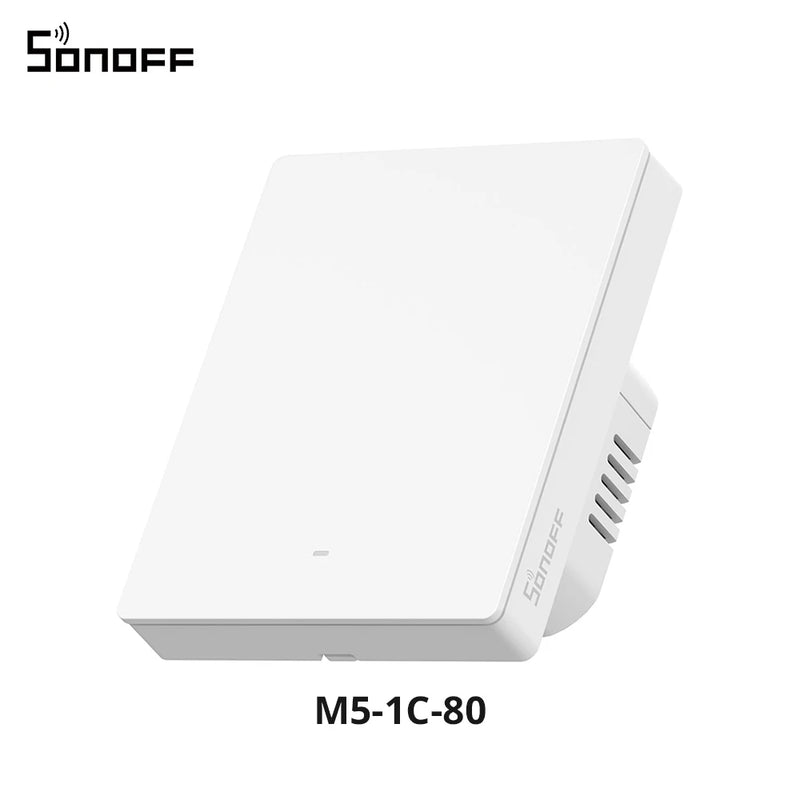 SONOFF M5 Matter Smart Wall Switch ESP32 Two-way EWeLink-Remote Switchman Voice Control Works with Alexa Google Apple Home Alice