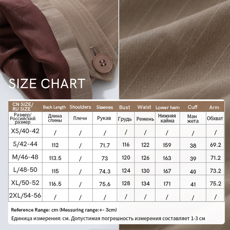 Amii Women Long Trench Coat Lapel Collar Double-Breasted Oversized Slimming Minimalist Commuter Autumn Female Clothing 12643065