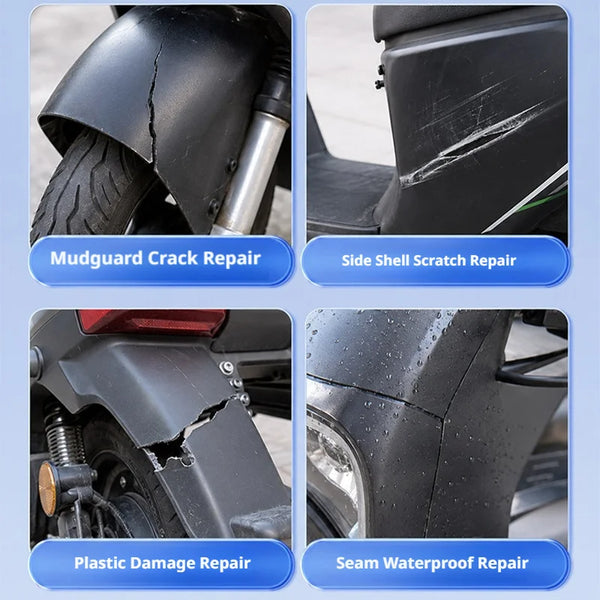 SEAMETAL Waterproof Duct Tape Self‑Adhesive Repair Sticker Fiberglass Reinforced Tapes for Electric Vehicle Motorcycle Shell