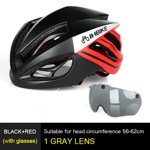 INBIKE Light Bicycle Helmet Safe Hat For Men Women Ultralight MTB Bike Helmet with Taillight Sport Riding Cycling Helmet IH19301