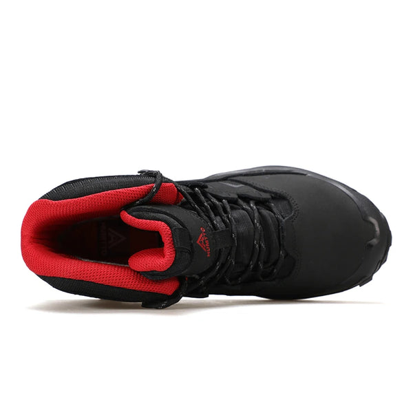 HUMTTO Hiking Boots for Women Leather Non-slip Women's Sports Shoes Winter Outdoor Mountain Sneakers Breathable Trekking Shoes