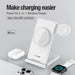 NILLKIN 3 in 1 Magsafe Wireless Charger Stand for iPhone 15/14/13 Pro Max For Airpods Pro MFI For Apple Watch Ultra 8/7/SE/6/5/4