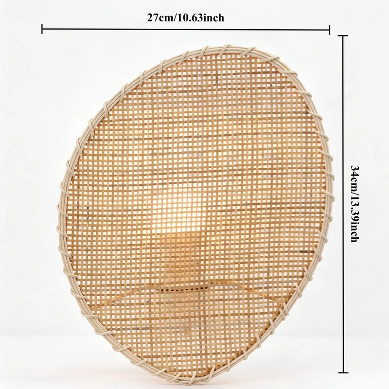 JOYINLED Bamboo Wall Sconces Retro Rattan Weaving Light for Living Room Bedroom Bedside Homestay Corridor Decorative Lighting