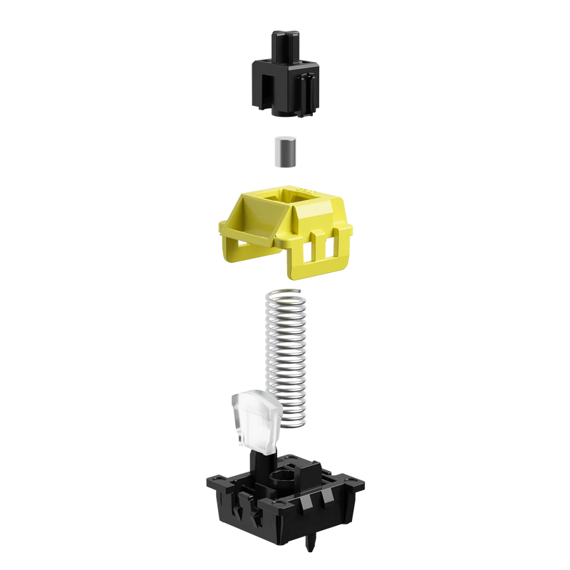 Akko Flash Magnetic Switch High Precision 25gf Linear Switch Factory Lubed with POM stem for Magnetic Mechanical Keyboard 45 pcs