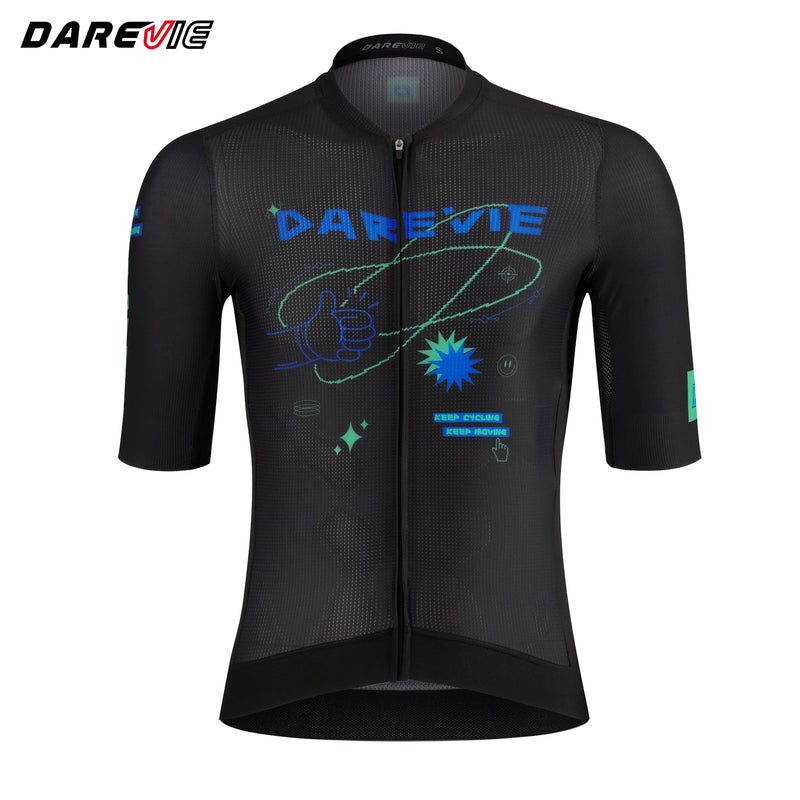 អាវយឺតជិះកង់ DAREVIE សម្រាប់បុរស ស្ងួតលឿន ស្រាល ទន់ Pro Level អាវជិះកង់សម្រាប់បុរស ស្រូបយកសំណើម អាវជិះកង់មានផាសុកភាព
