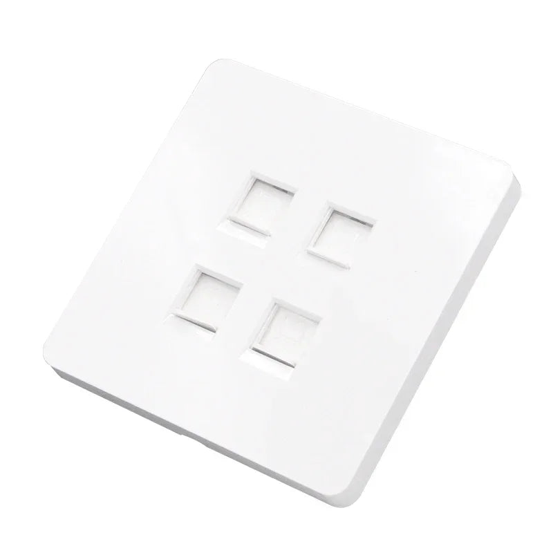 Model 86 six giga6 type network socket 6 no-hit RJ45 network cable module CAT6 computer wall panel, computer socket panel