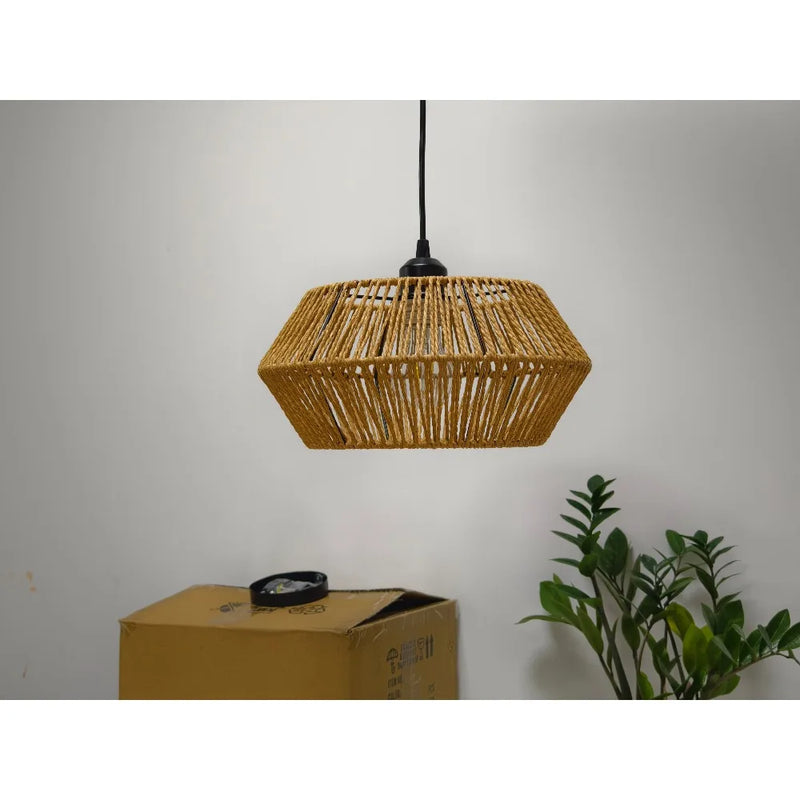 Wicker Lamp Creative Rattan Ceiling Light Chandelier Light for Teahouses Homestays Decorative Retro Pendant Light Fixture E27