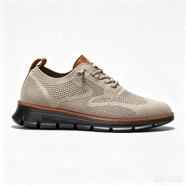 Plus Size EU48 49 50 Mens Trendy Flywoven Mesh Brogues Fashion Casual Shoes Lightweight Comfortable Walking Sneakers