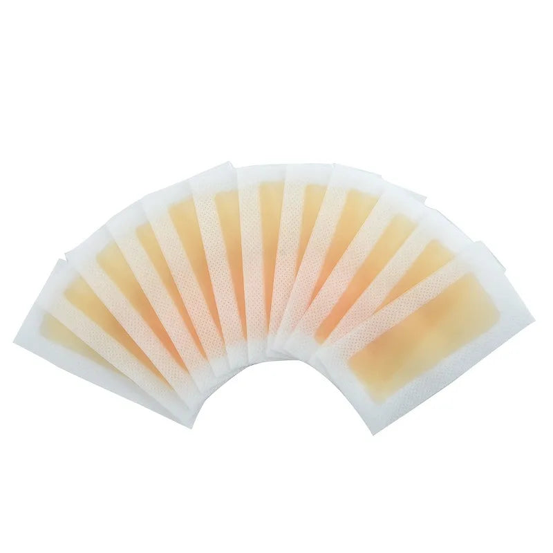 10pcs Honey Scented Facial Hair Removal Wax Strips.for Brows,Lips,Cheeks,Fingers,Hypoallergenic Gentle Formula,Personal Care