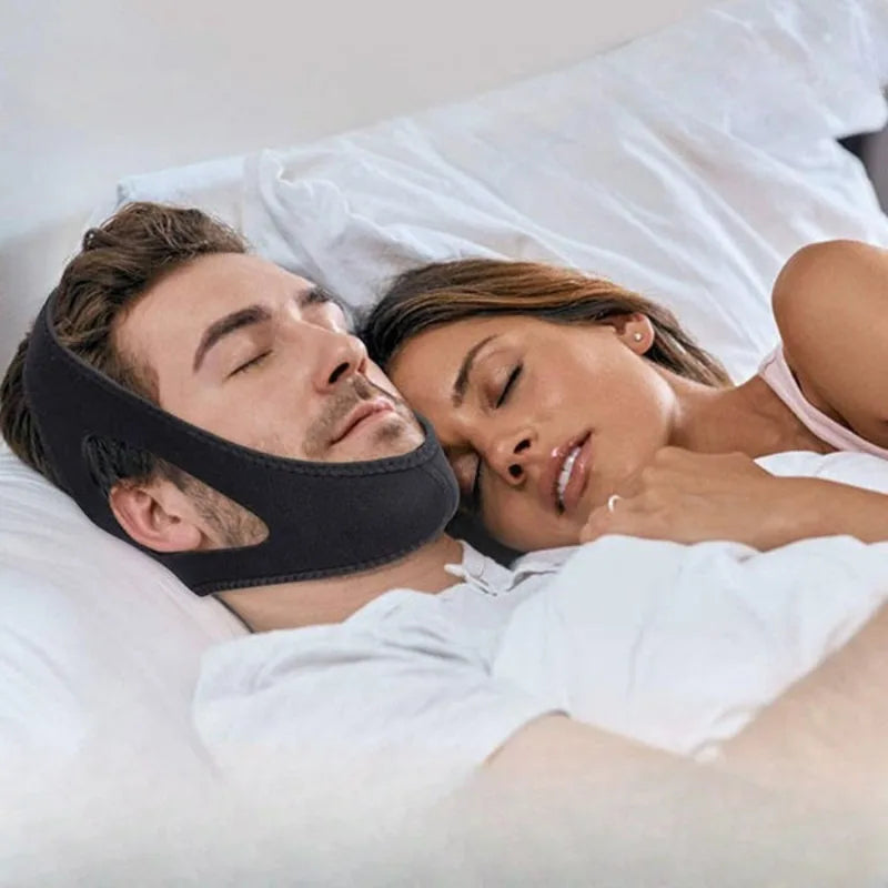 1pc Adjustable Anti-Snoring Mouth Guard, Breathable and Comfortable Jaw Support Strap for Sleep Apnea and Snoring Prevention