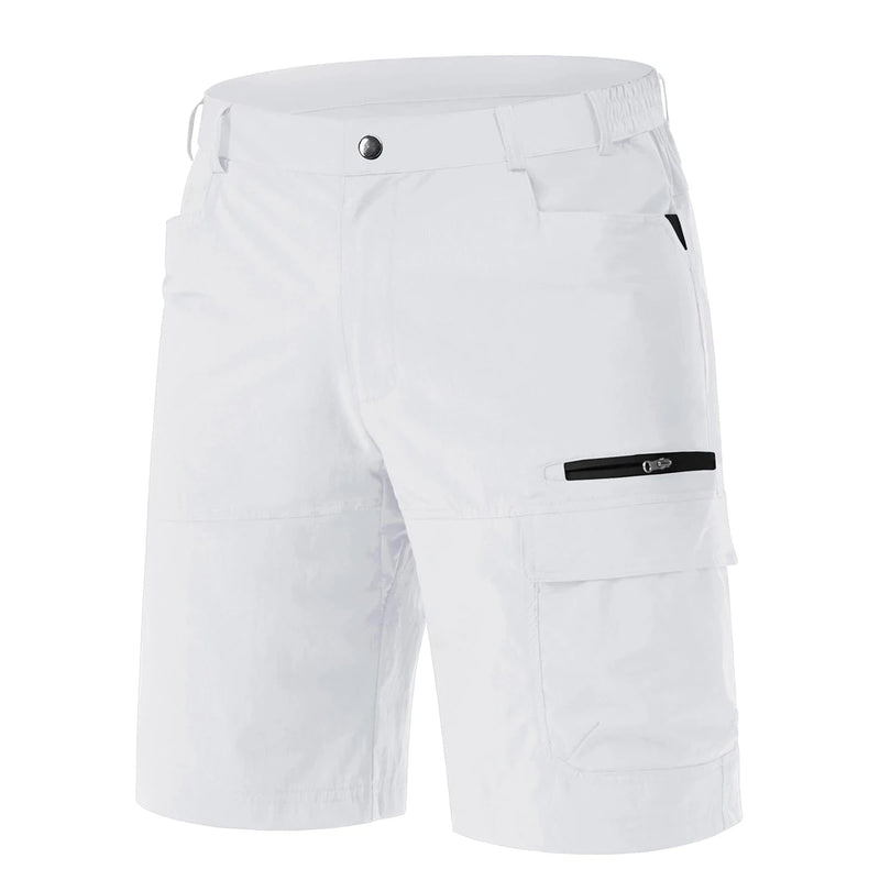 TACVASEN Hiking Cargo Shorts Mens Lightweight Quick-Dry Water-resistant Short Pants with Multiple-pockets Summer Shorts for Men
