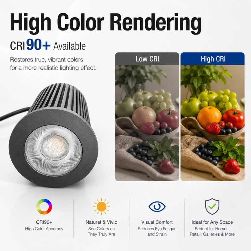 អំពូលភ្លើង LED JOYINLED 9W ម៉ូឌុលអំពូលភ្លើង Downlight អាចបន្ថយពន្លឺបាន 2800-6500K AC90-265V D50mm អំពូល LED ភ្លើងពិដានសម្រាប់ប្រើប្រាស់ក្នុងផ្ទះ