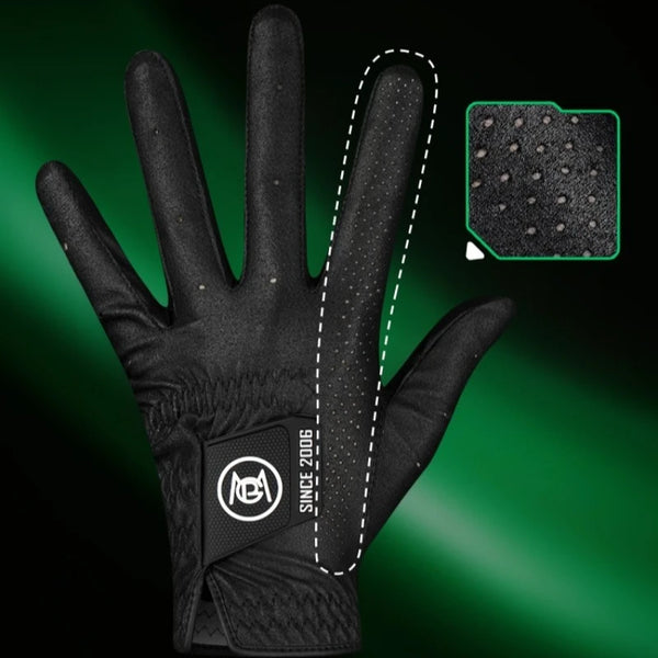 PGM 1pc Men Golf Gloves Single Left Hand Non Slip Nano Cloth Breathable Glove ST039