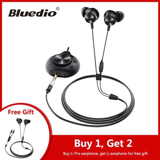 Bluedio Li / Li Pro wired earphone sport earbuds wired headset wire headphone built-in microphone for phone computer laptop Li and Li Pro CHINA