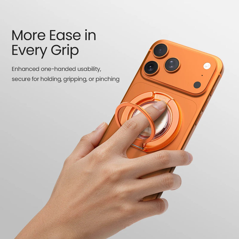 NILLKIN IceSnap Magnetic 360° Rotatable Finger Ring Holder DIY Back Sticker Grip Stand, Removable Universal Magnetic Bracket for