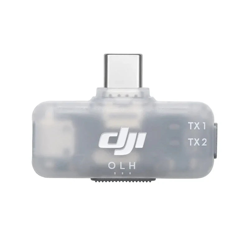 DJI Mic Series Mobile Receiver Supports Mic Mini, Mic 2, and Mic 3 mixed connection Original Accessories in Stock