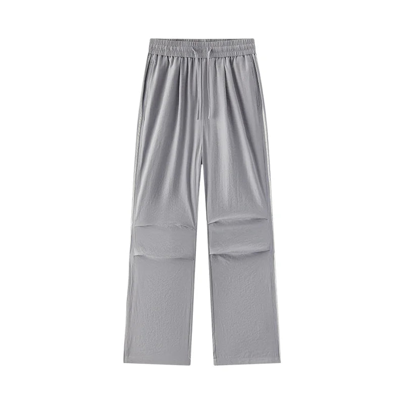 Semir Women Pants Textured 2026 Soft Touch Wide Leg Soft Drape Parachute Urban Casual Everyday Style Soft Comfortable Daily