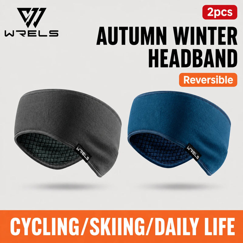 WRELS Earmuffs Windproof Warm Ear Warmers Fleece Headband Breathable Elastic Anti Cold Men Women Running Riding Skiing Ear Cover