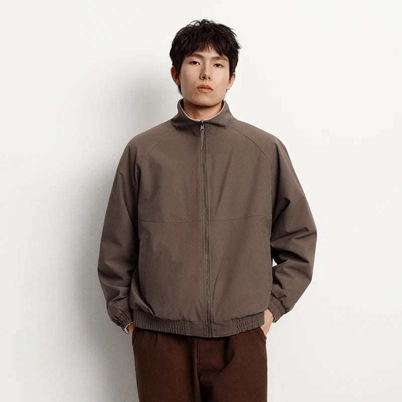 Semir Protective Jacket Men Winter Reversible Windproof Three-Resistant 2025 New Outdoor Loose Stand Collar Top Men'S Clothing