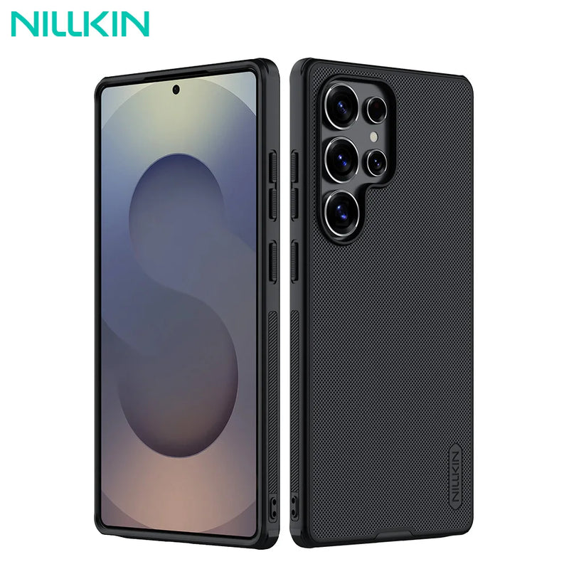 NILLKIN For Samsung Galaxy S25 Ultra Case Super Frosted Shield Pro Soft TPU Frame Shockproof Back Cover For Samsung S25/S25 Plus