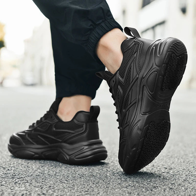 Men's light casual sneakers Four seasons new soft sole breathable non-slip comfort fashion outdoor walking running sports shoes