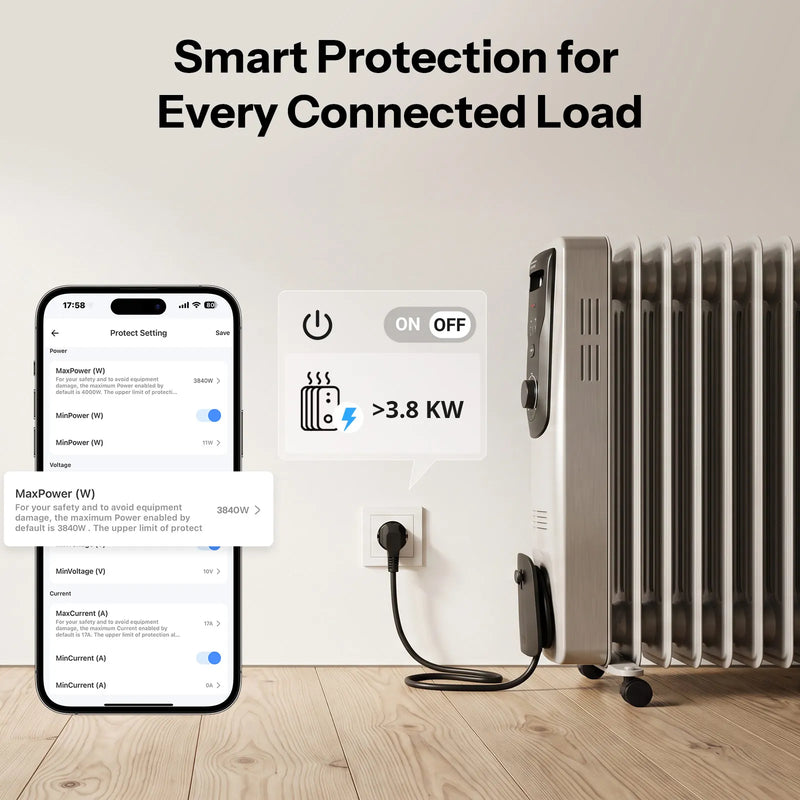 SONOFF MINI-1GSP MINI ONE PM Matter Over WiFi Smart Switch 16A Max Local Web Console Open API Interfaces Works with Apple Home