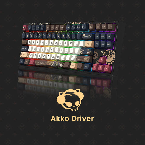 Akko 5087 V5 Mechanical Keyboard TKL 88 Keys Per-Key Flex-Cut Hot-swappable ARGB 8K Polling Rate Wireless Custom Gaming Keyboard