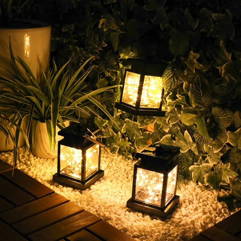 ភ្លើងសូឡា ភ្លើងខ្សែ LED ក្រៅផ្ទះ ចង្កៀងការពារទឹក ចង្កៀងព្យួរសួនច្បារ ភ្លើងតុបតែងទេសភាពក្រៅផ្ទះ ភ្លើងសួនច្បារ យានដ្ឋាន ទីធ្លាផ្ទះ