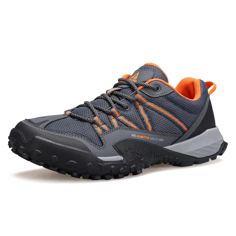 HUMTTO New Luxury Designer Climbing Trekking Sneakers for Men Breathable Outdoor Hiking Men's Sports Shoes Man Safety Work Boots