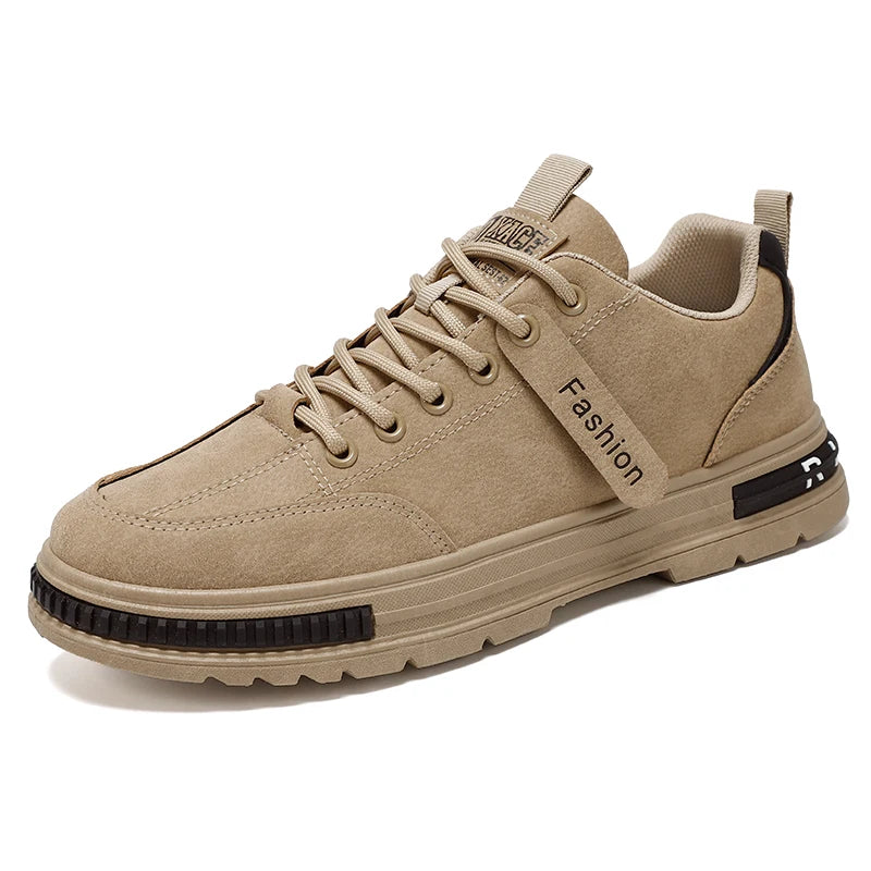 Men's casual shoes four seasons new soft-sole non-slip outdoor work shoes flat shoes fashion comfort youth Joker walking shoes