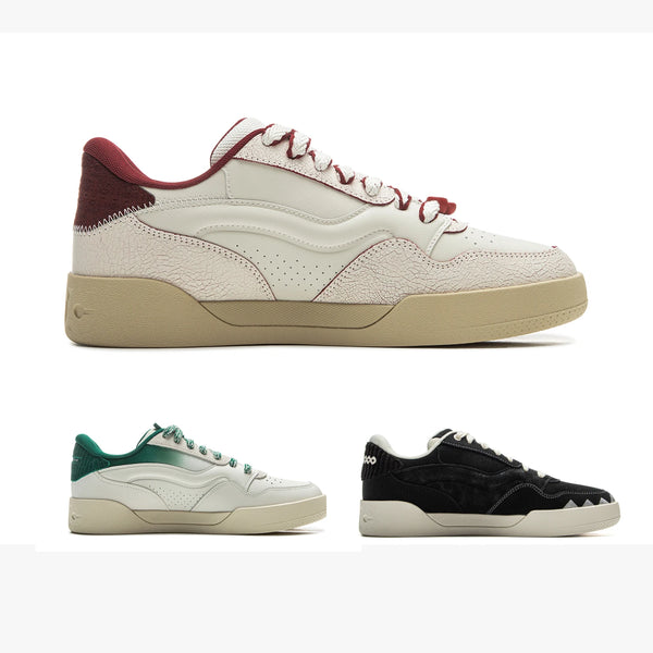 ស្បែកជើងកីឡា Li-Ning Unisex 001 BTC 2 ស្បែកជើងស្ទីលស្រាល ខ្នើយស្នោស្រាល ស្បែកជើងទាន់សម័យ ស្បែកជើងប៉ាតាកម្សាន្តបែបបុរាណ AGCV019