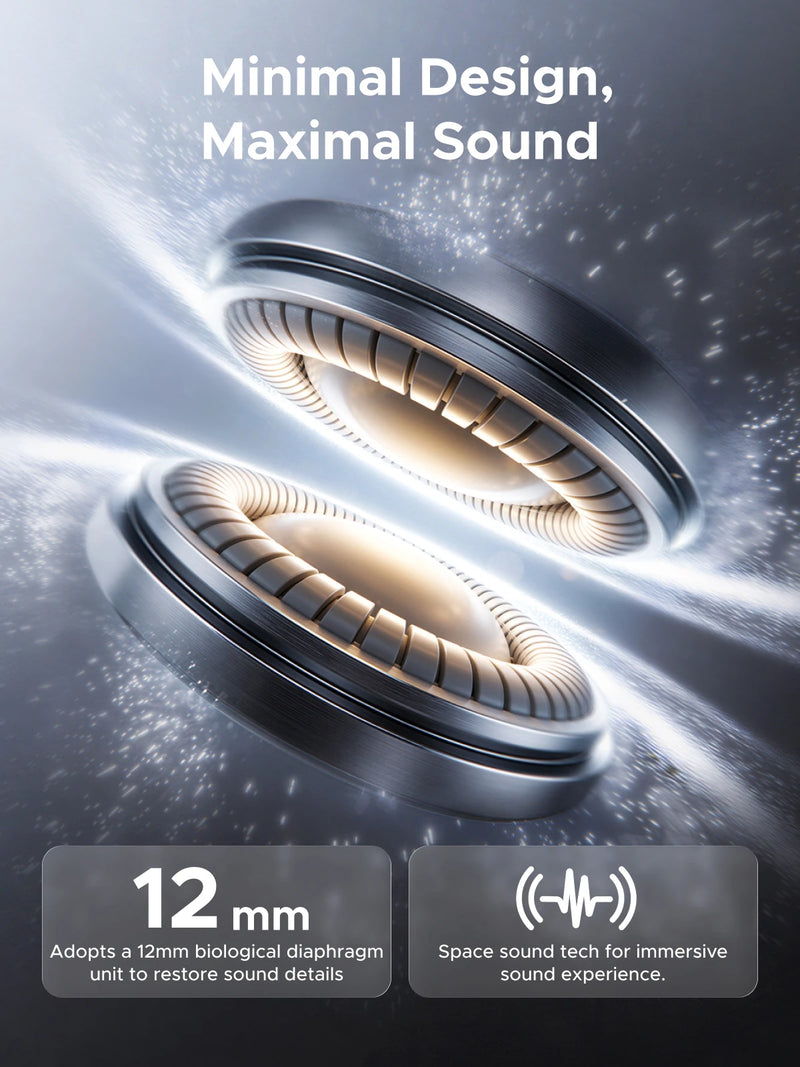 UGREEN ClipBuds 2, 2026 New Clip‑on Open‑Ear Bluetooth Wireless Earbuds Bluetooth 6.0 Headphones Earphones 48H Playtime
