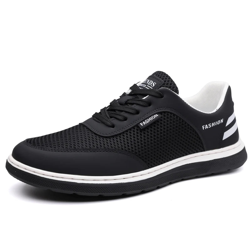 Men Sports Shoes Trendy Mesh Casual Breathable Comfortable Summer New Soft Sole Lightweight Outdoor Walking Tennis Shoes for Men