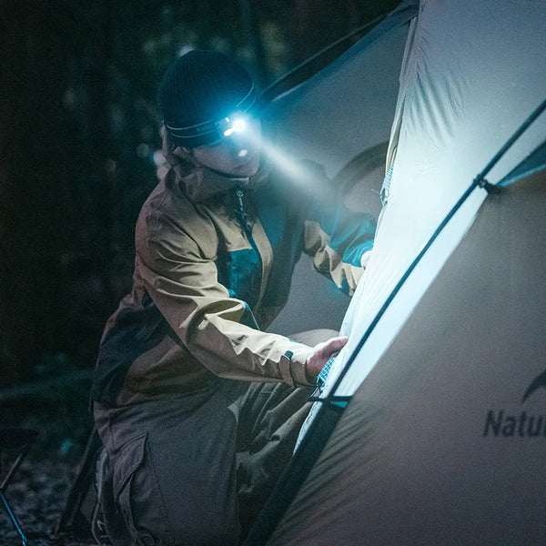 ចង្កៀងមុខ Naturehike Star Island Pro ទម្ងន់ស្រាល 72g សម្រាប់បោះតង់ក្រៅផ្ទះ ឡើងភ្នំ នេសាទ ឡើងភ្នំ ចង្កៀងមុខភ្លឺខ្លាំង ធន់នឹងទឹក