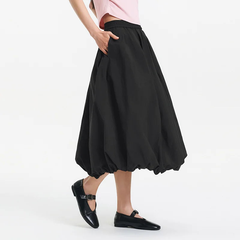 Semir Womens Skirt 2026 UV Protection Cool Feeling Long Bud Style Sweet Elegant Casual Outdoor
