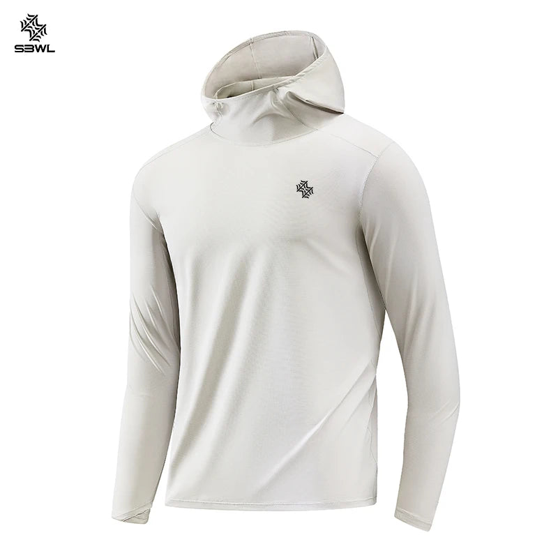 SBWL Women's High-Quality Outdoor Sports Long-Sleeved T-Shirt for Summer Autumn with a Cycling Hooded Hoodie Design Tops