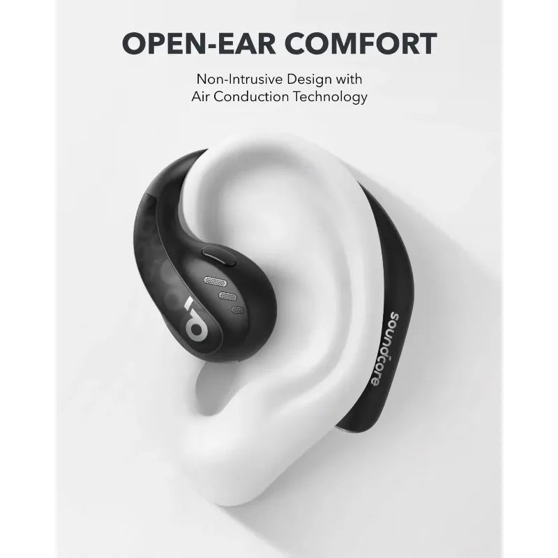 កាសស្តាប់ត្រចៀក Anker Soundcore AeroFit Pro កាសស្តាប់ត្រចៀកឥតខ្សែប៊្លូធូសទំហំ 16.2 មីលីម៉ែត្រ LADC Ultra Comfort ជាមួយមីក្រូហ្វូន