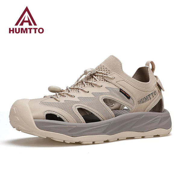HUMTTO Wading Shoes for Men Summer Beach Outdoor Hiking Sandals Non-Slip Men'sSneakers Quick-Drying Breathable Aqua Shoes Male
