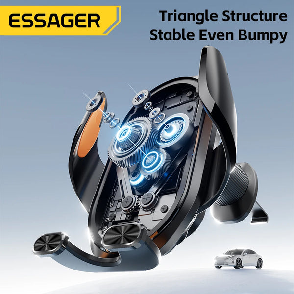 ឆ្នាំងសាកឥតខ្សែ Essager 15W សម្រាប់ MacSafe 15W Cooling Stand Holder សម្រាប់ iPhone 16 15 14 13 12 Pro Max Xiaomi Samsung