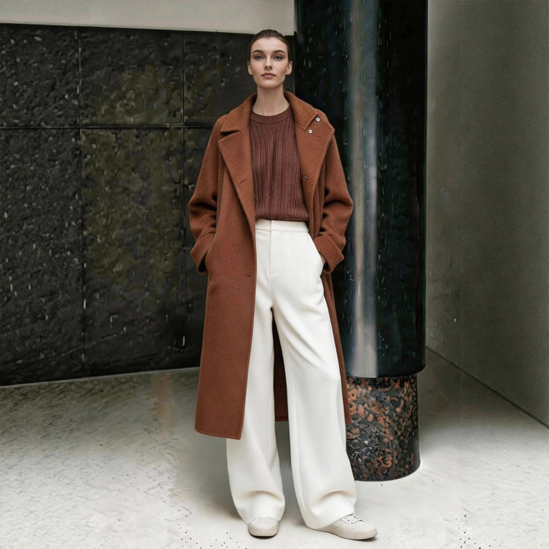 Amii Women's Scythe Pants Elastic Waist Loose Fit Slimming Warm Casual Commuter Versatile Winter 2026 Pants for Women 12644002