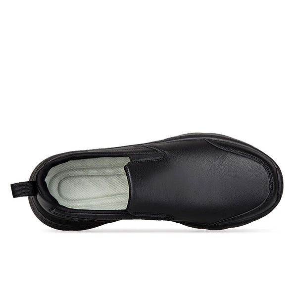 Plus Big Size 47 48 Men's Slip-On Leather Sneakers Casual Sports Walking Shoes Waterproof Comfortable Sneakers