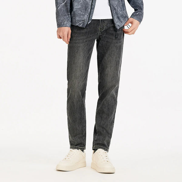 ខោខូវប៊យបុរស Semir បែប Vintage លាងសម្អាត កប្បាសយឺត ទន់ ស្ដើង ជើងវែង ម៉ូដសម្រាប់ប្រើប្រាស់បានច្រើនយ៉ាង ឆ្នាំ២០២៦ ស្លៀកប្រចាំថ្ងៃ ស្លៀកតាមផ្លូវ
