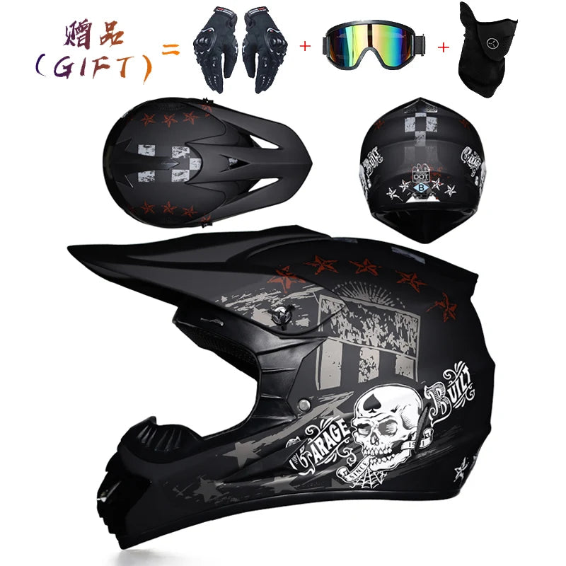 fiery Motocross Helmet Off Road Professional ATV Cross Helmets MTB DH Racing Motorcycle Helmet Dirt Bike Capacete de Moto casco