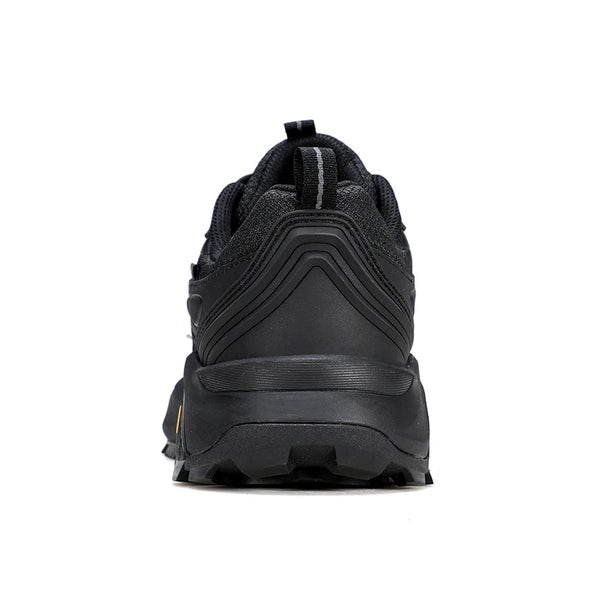 HUMTTO Outdoor Shoes for Men Anti-slip Sneakers Breathable Hiking Shoes Lightweight Black Walking Trainers Casual Trekking Boots